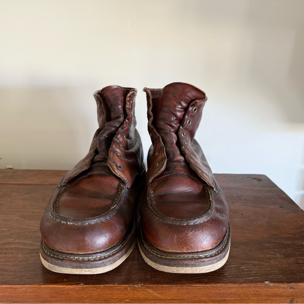 Rugged Brown Leather Men's Boots